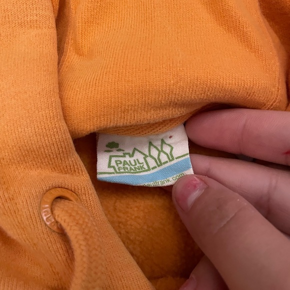 Paul Frank Vibrant Orange Hoodie - Picture 2 of 3
